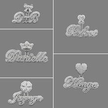 Load image into Gallery viewer, Small VVS Name Pendant