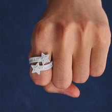 Load image into Gallery viewer, Star Baguette Ring