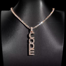 Load image into Gallery viewer, Vertical Name Pendant