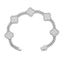 Load image into Gallery viewer, Cuban Clover Bracelet (6mm/8mm)