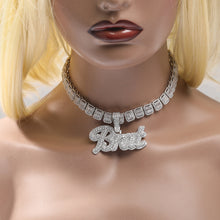 Load image into Gallery viewer, Triple Layer Name Pendant