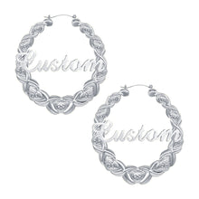 Load image into Gallery viewer, XOXO Hoop Earrings