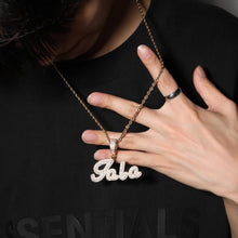 Load image into Gallery viewer, Anniversary Medium 2 layer Name Pendant