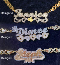Load image into Gallery viewer, Double Plated XOXO Name Chain