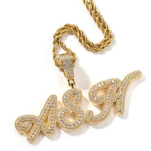 Load image into Gallery viewer, Anniversary Medium 2 layer Name Pendant