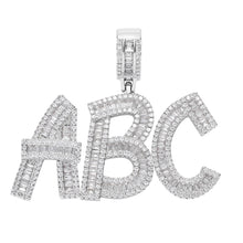 Load image into Gallery viewer, Baguette Name Pendant