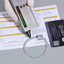 Load image into Gallery viewer, Tennis Bracelet w/ Name Engraving (3mm/4mm/5mm)