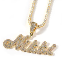 Load image into Gallery viewer, Anniversary Medium 2 layer Name Pendant