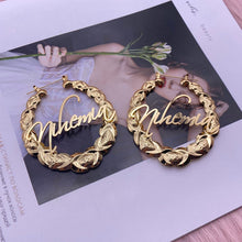 Load image into Gallery viewer, XOXO Hoop Earrings
