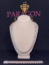Load image into Gallery viewer, 20mm Two Tone Cuban Necklace & Bracelet Set