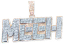Load image into Gallery viewer, Double Layer Tech Name Pendant