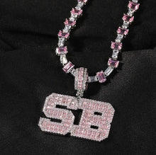 Load image into Gallery viewer, Princess Baguette Name Pendant