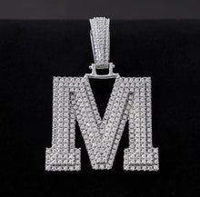 Load image into Gallery viewer, Big Single Letter Block Pendant