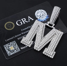 Load image into Gallery viewer, Big Single Letter Block Pendant