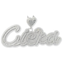Load image into Gallery viewer, Big Triple Layer Baguette Name Pendant