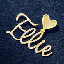 Load image into Gallery viewer, Name Pendant w/ Photo bail