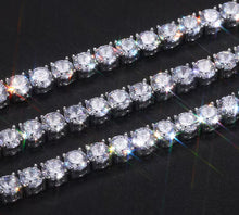 Load image into Gallery viewer, Tennis Bracelet w/ Name Engraving (3mm/4mm/5mm)