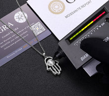 Load image into Gallery viewer, 925 Silver Hamsa Hand