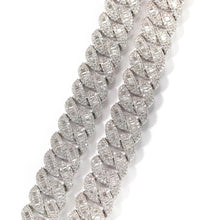 Load image into Gallery viewer, Baguette Cuban Link Necklace (13mm)