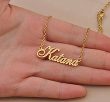 Load image into Gallery viewer, Dainty Name Necklace