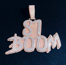 Load image into Gallery viewer, 2 Layer Brush Name Pendant