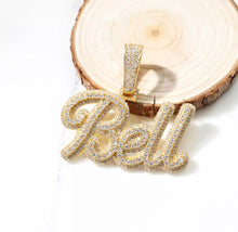 Load image into Gallery viewer, Triple Layer Name Pendant