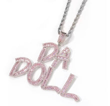 Load image into Gallery viewer, Princess Baguette Name Pendant
