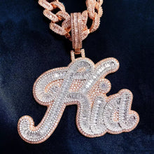 Load image into Gallery viewer, Medium Baguette Name Pendant