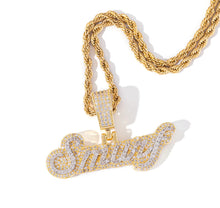 Load image into Gallery viewer, Small Triple Layer Name Pendant