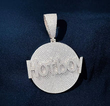 Load image into Gallery viewer, Name Over Circle Pendant