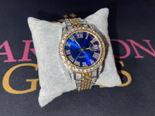 Load image into Gallery viewer, Iced Out Two Tone Bossed up Watch