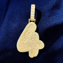 Load image into Gallery viewer, Bubble Baguette Name Pendant