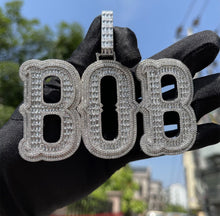 Load image into Gallery viewer, Large Baguette Name Pendant
