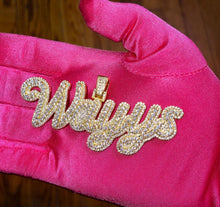 Load image into Gallery viewer, Triple Layer Name Pendant