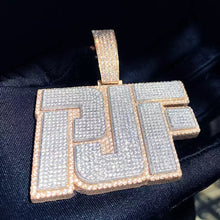 Load image into Gallery viewer, Double Layer Tech Name Pendant