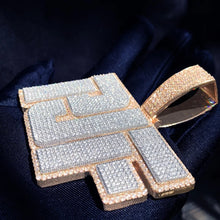 Load image into Gallery viewer, Double Layer Tech Name Pendant