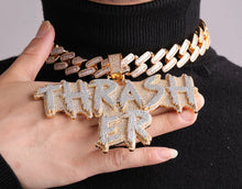 Load image into Gallery viewer, 925 Silver Brush Name Pendant