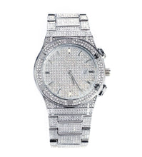 Load image into Gallery viewer, Men’s Iced out Round dial watch