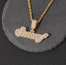 Load image into Gallery viewer, Small Triple Layer Name Pendant