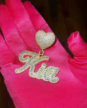 Load image into Gallery viewer, Triple Layer Name Pendant