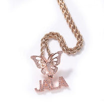 Load image into Gallery viewer, Kids Boys/Girls Small Name pendant w/ Crown or Butterfly