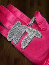 Load image into Gallery viewer, Bubble Baguette Name Pendant