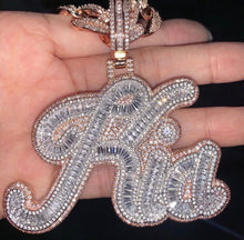 Load image into Gallery viewer, Medium Baguette Name Pendant