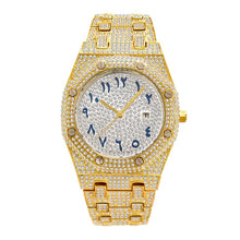 Load image into Gallery viewer, Iced Out Royal Arabic Watch