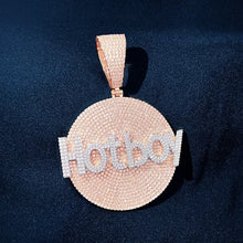 Load image into Gallery viewer, Name Over Circle Pendant