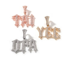 Load image into Gallery viewer, Medieval Style Name Pendant