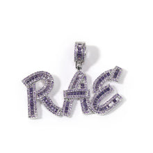 Load image into Gallery viewer, Princess Baguette Name Pendant
