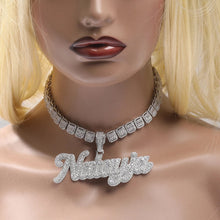 Load image into Gallery viewer, Triple Layer Name Pendant