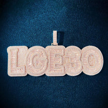 Load image into Gallery viewer, Jumbo Baguette Name Pendant