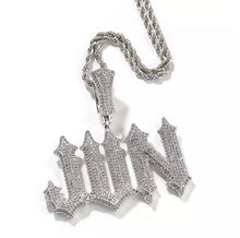Load image into Gallery viewer, Medieval Style Name Pendant